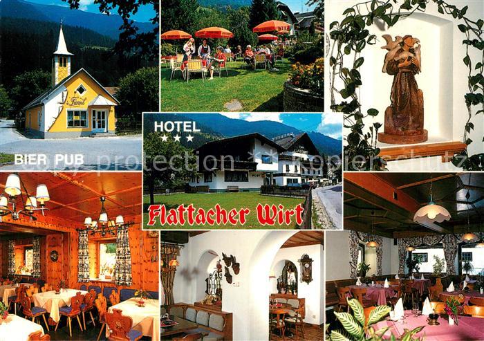 Flattach Bier Pub Kirche Hotel Flattacher Wirt