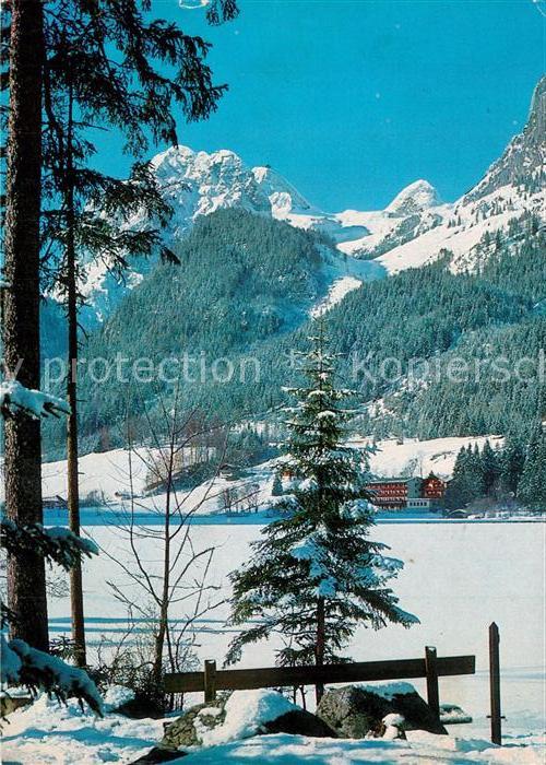 Hintersee Berchtesgaden Reiteralpe Winterlandschaft