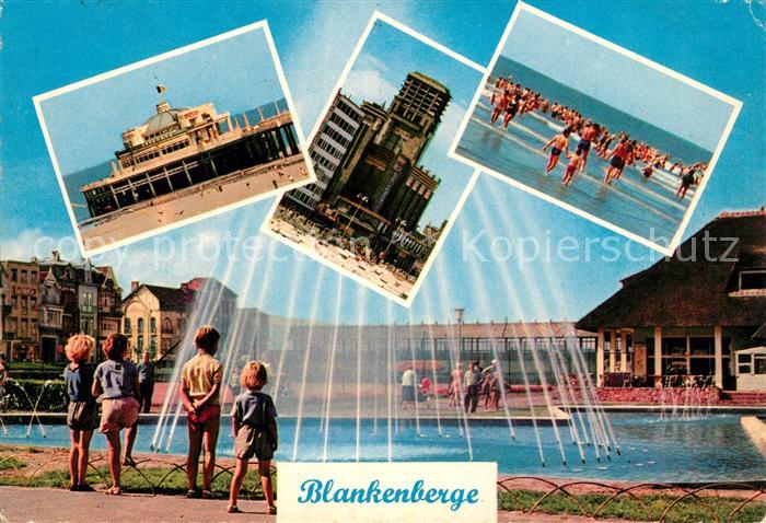 Blankenberge Wasserspiele Seerestaurant Strand