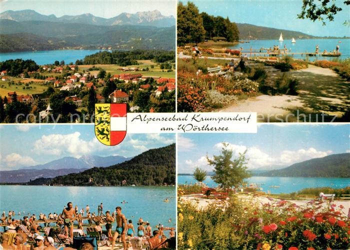 Krumpendorf Woerthersee Panorama Strand Park
