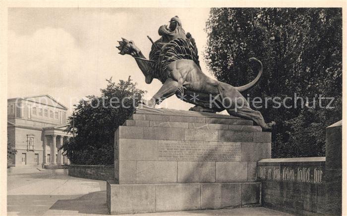 Darmstadt Denkmal des Hessischen Leibgarde Inf. Regts. 115 Werbekarte Deutsche K
