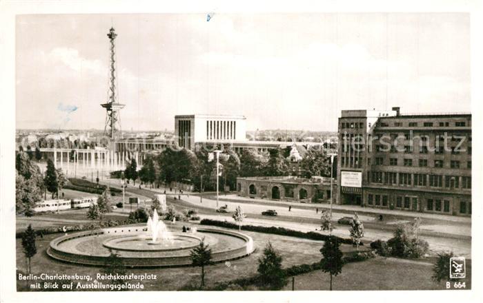 Charlottenburg Reichskanzlerplatz Ausstellungsgelaende Funkturm