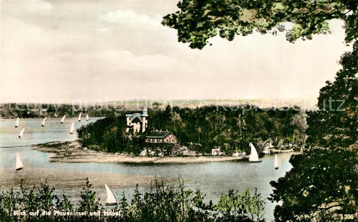 Wannsee Blick auf Pfaueninsel und Havel