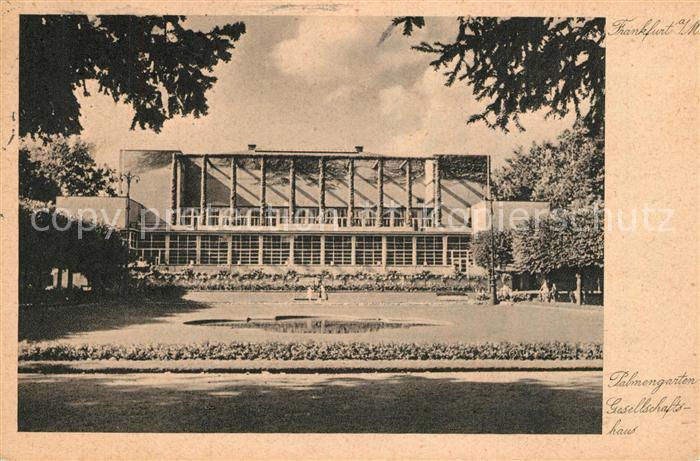 Frankfurt Main Palmengarten Gesellschaftshaus