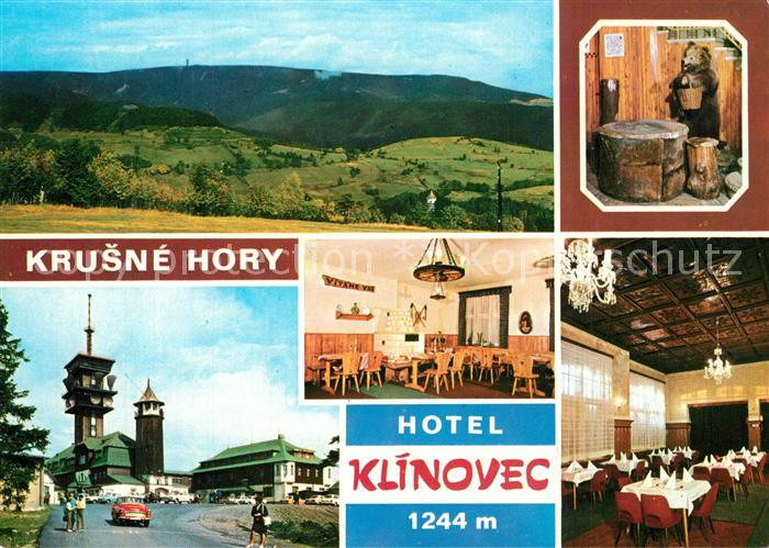 Krusne Hory Hotel Klinovec Restaurant Landschaftspanorama