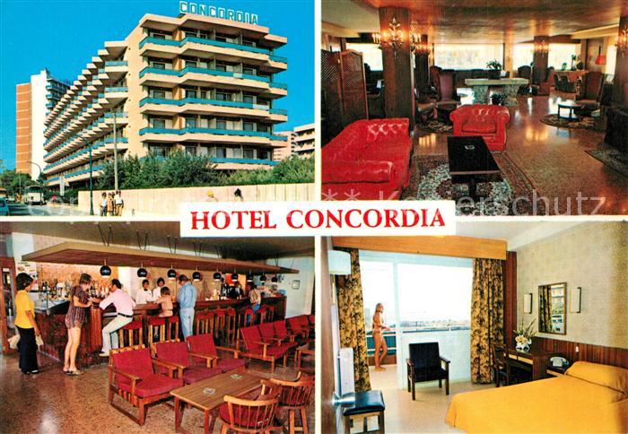 Playas de Palma Mallorca Hotel Concordia Restaurant Bar Fremdenzimmer