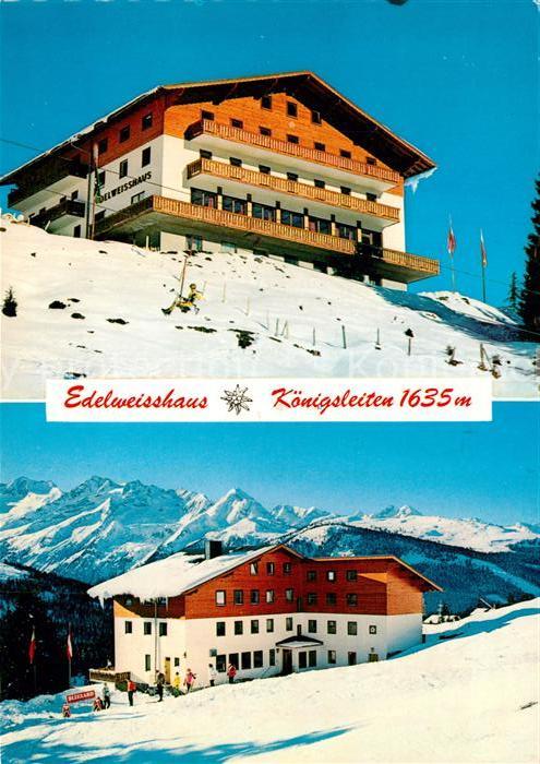 Koenigsleiten Edelweisshaus Gerlospass Wintersportplatz Alpen