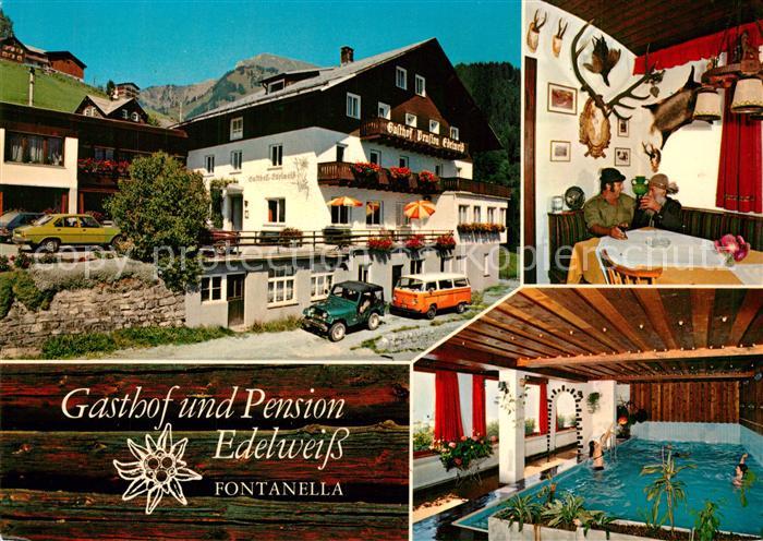 Fontanella Gasthof Pension Edelweiss Hallenbad