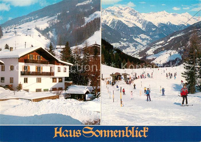 St Johann Ahrntal Gaestehaus Pension Haus Sonnenblick Wintersportplatz Alpen