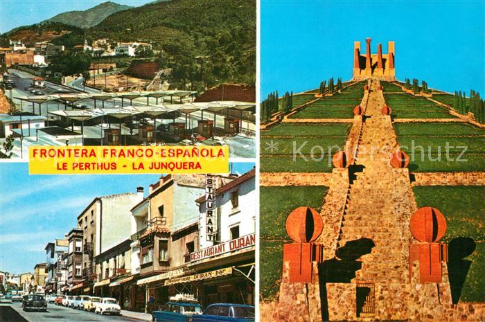 Le Perthus Frontera Franco Espanola Piramide