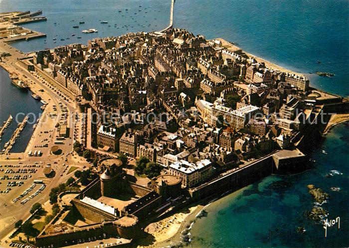 Saint-Malo 35 Vue aérienne Intra Muros Collection Cou