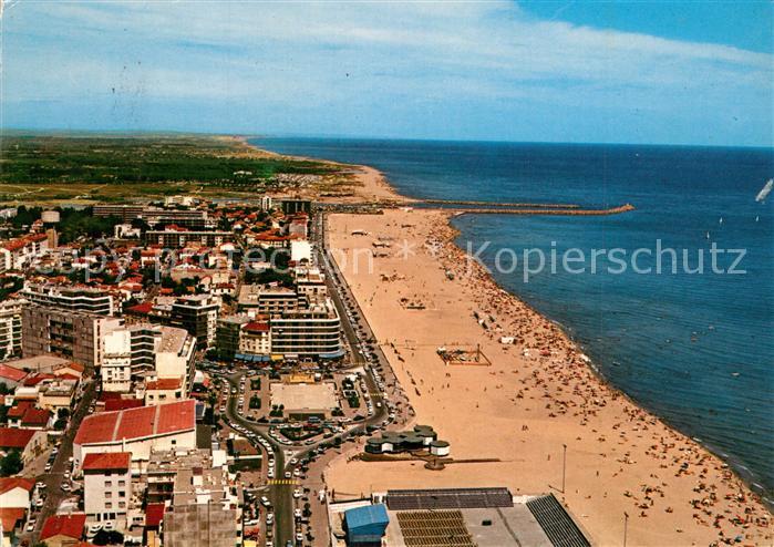 Canet Plage Front de mer vue aérienne
