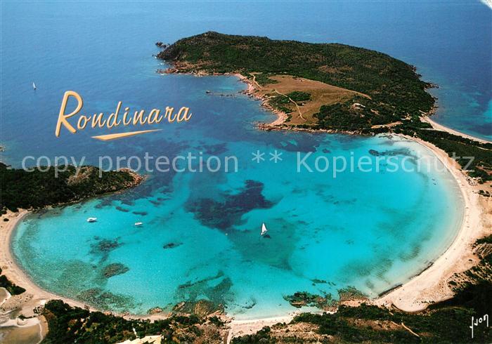 Rondinara La Baie de Rondinara vue aérienne