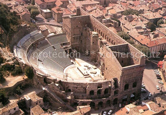 Orange Vaucluse Théâtre Antique vue aérienne