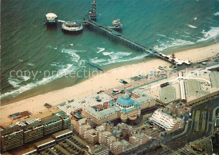 Scheveningen Pier Seebruecke Fliegeraufnahme