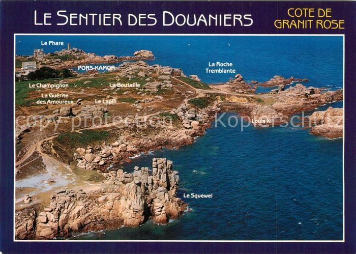 Ploumanach La Cote de Granit Rose Le Sentier des D