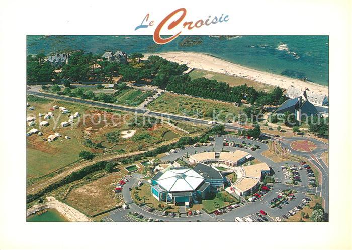 Le Croisic Océarium face a l'Océan Atlantique vue aérienne