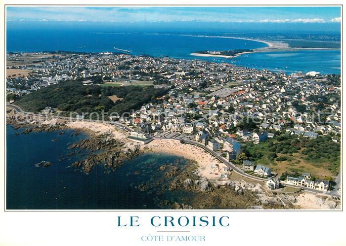 Le Croisic Cote d_Amour La plage de Pors Lin vue a