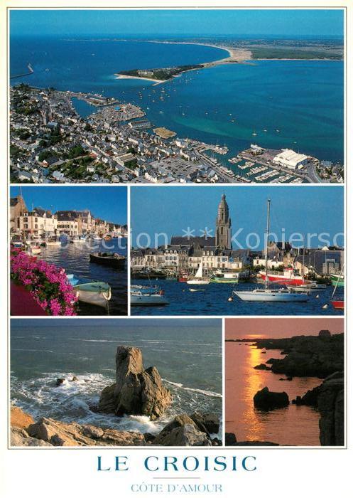 Le Croisic Cote d Amour vue aérienne Le Port Eglise