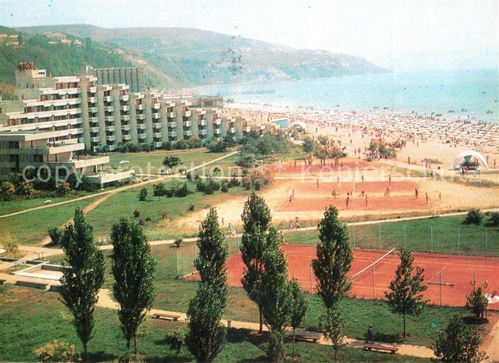 Albena Hotel Panorama Tennisplatz Beach Volleyball Strand