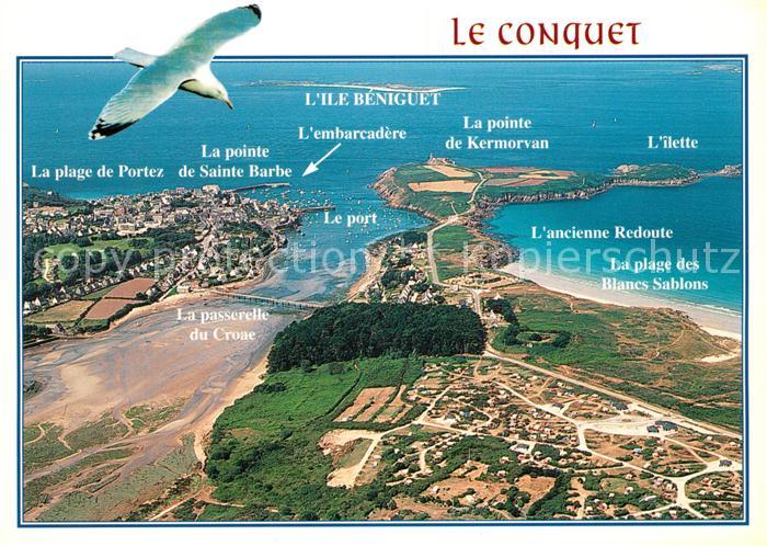 Le Conquet Vue aérienne des Blancs Sablons Presqu_