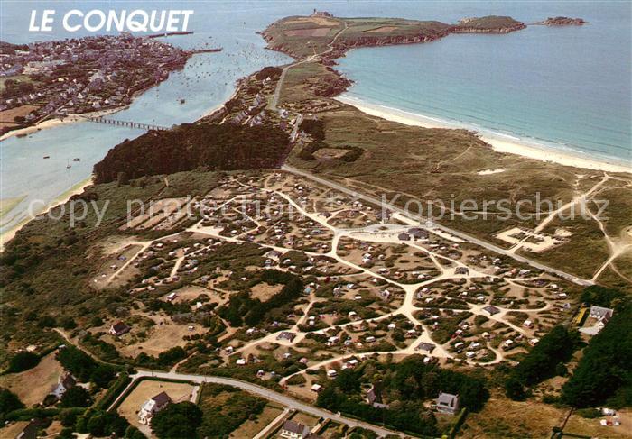 Le Conquet Camping Plage des Blanc Sablons vue aér