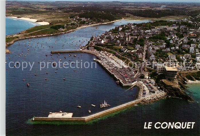 Le Conquet Vue aérienne de la ville et du port