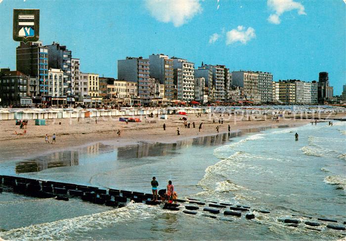 Blankenberge Plage et digue de mer Strand und Promenade