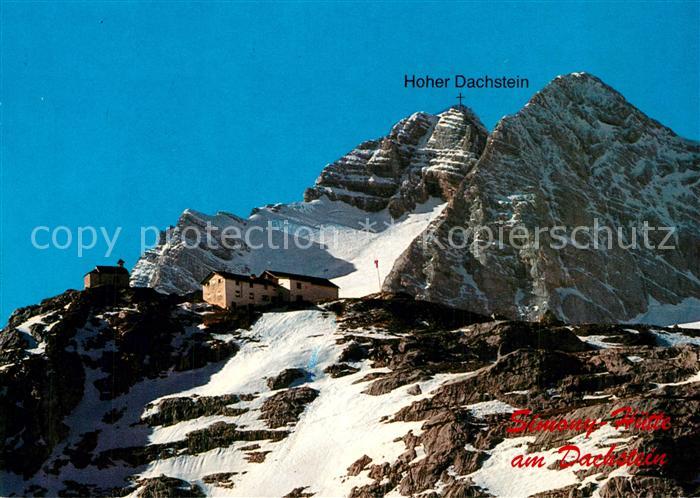 Bad Goisern Salzkammergut Simonyhuette mit Dachstein Hoher Dachstein