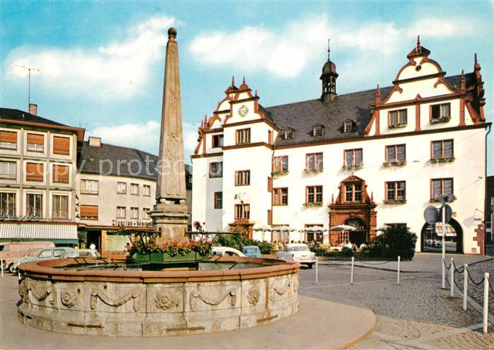 Darmstadt Rathaus Marktbrunnen Tor zu Odenwald und Bergstrasse