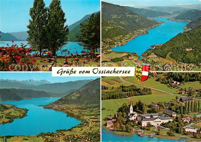 Ossiach Strandbad Ossiachersee Burgruine Landskron Julische Alpen Stift Kloster