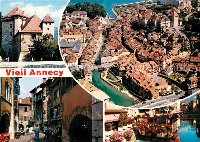 Annecy Haute-Savoie La vieille ville vue aérienne