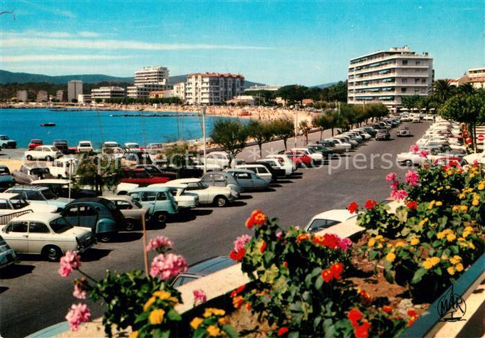 Le Lavandou Vue d ensemble de la Promenade Cote d'Azur