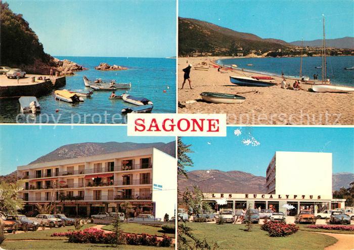 Sagone Kueste Strand Hotel Ladenschaefte