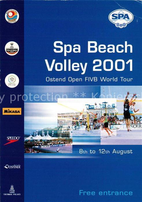 Ostende Oostende Spa Beach Volley 2001 Ostend Open FIVB World Tour