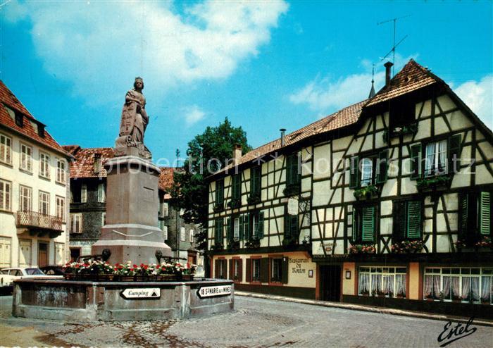 Ribeauville Haut Rhin Elsass Place de la Sinne Hotel du Moutan Fonta