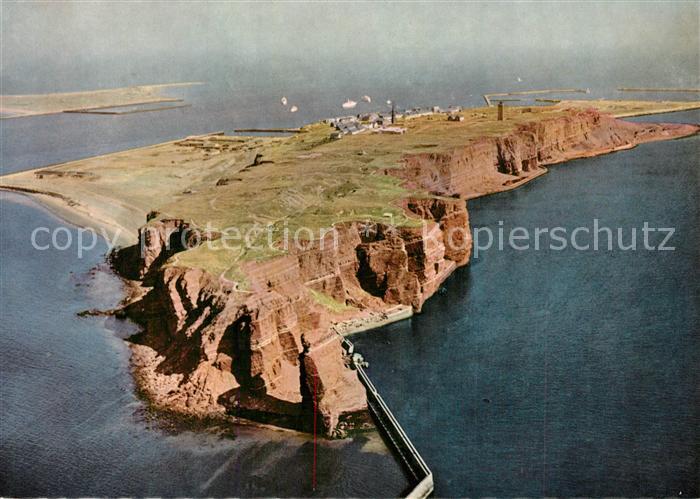 Insel Helgoland Fliegeraufnahme