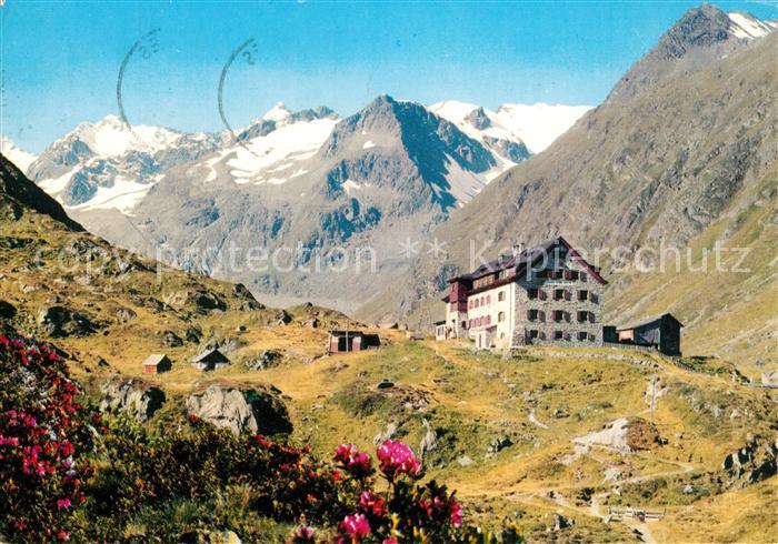 Stubaier Alpen Franz Senn Huette mit Alpeine