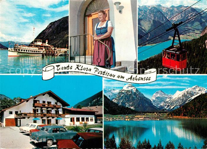 Pertisau Achensee Fahrgastschiff Tante Klare Selbahn Haus Klara