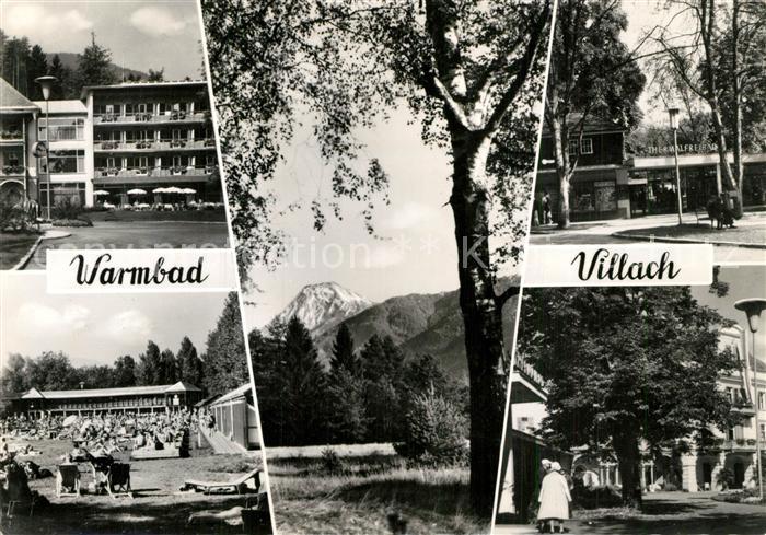 Warmbad Villach Kurhaeuser Thermalfreibad Napoleonswiese Thermalfreibad Kurpark