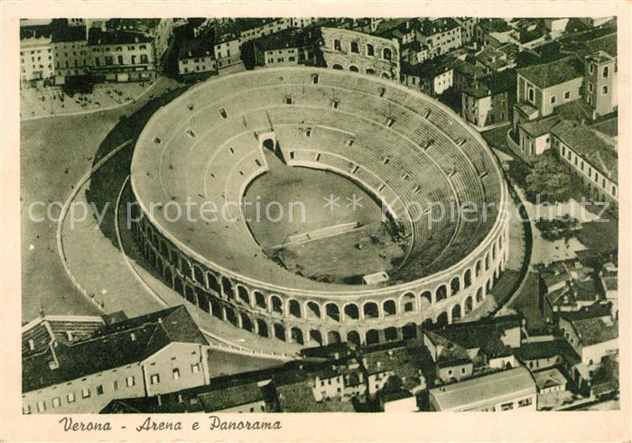 Verona Veneto Arena Fliegeraufnahme