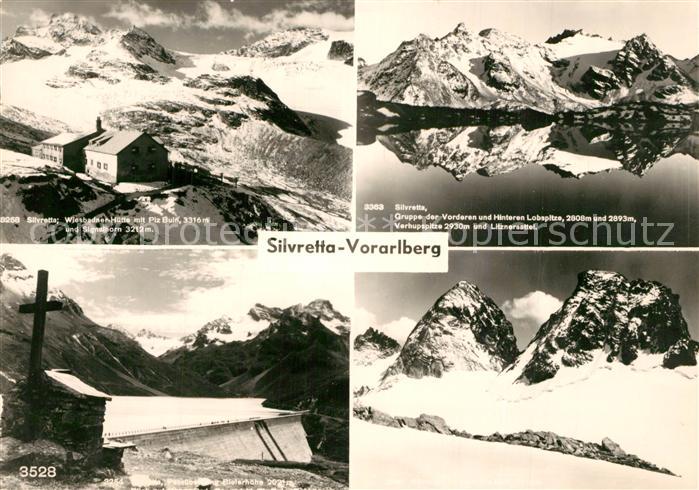 Silvretta-Hochalpenstrasse Wiesbadner Huette Piz Buin Lobspitze Litznersattel Gi