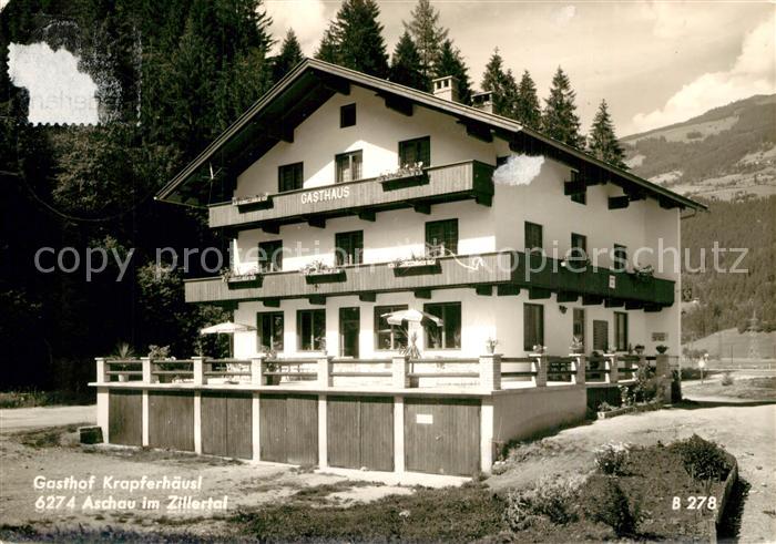 Aschau Zillertal Gasthof Krapferhaeusl