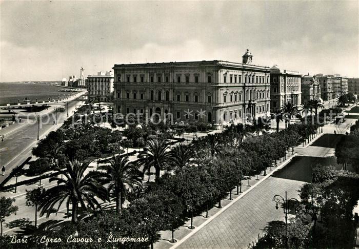 Bari Puglia Corso Cavour e Lungomare