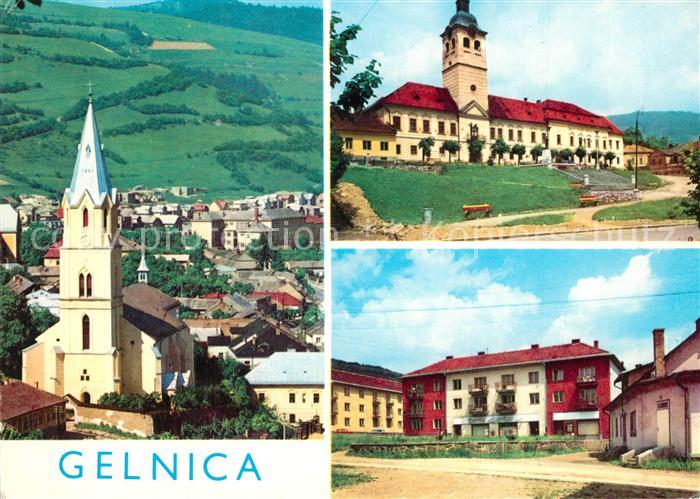 Gelnica Kirche Schloss Ortsmotiv