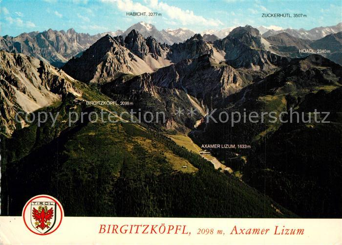 Axamer Lizum mit Birgitzkoepfel Sessellift Kalkkoegel Stubaier Alpen