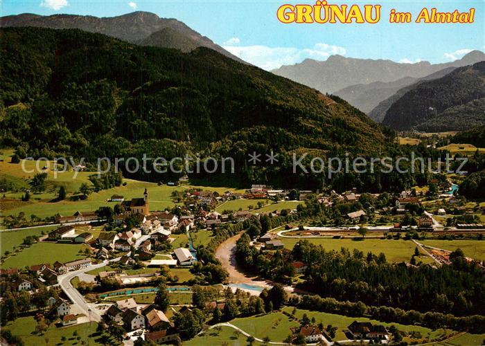 Gruenau Almtal Fliegeraufnahme