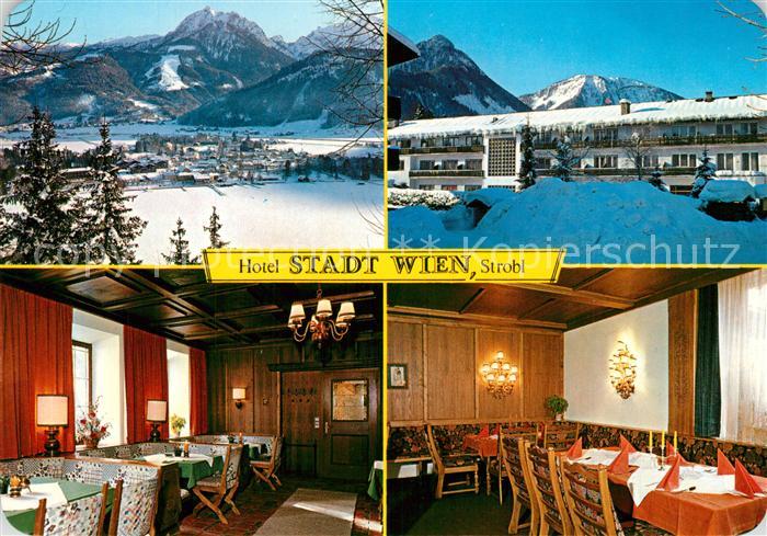 Strobl Wolfgangsee Hotel Stadt Wien Gastraeume