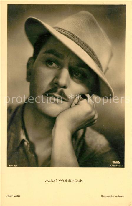 Schauspieler Adolf Wohlbrueck