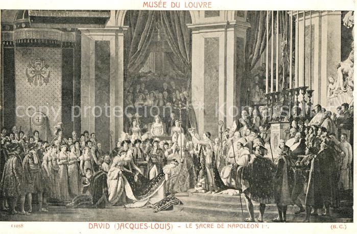 Napoleon Bonaparte David Jacques-Louis Le Sacre de Napoleon Ier